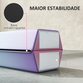 Barra de Equilíbrio de Ginástica Dobrável 236 cm com Base Antiderrapante Viga de Equilíbrio para Treino em Casa Multicor