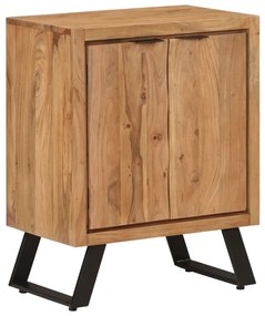 Aparador c/ 2 portas 55x36x72 cm madeira de acácia maciça