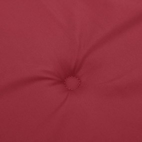 Almofadões p/ cadeiras altas jardim 6 pcs tecido vermelho tinto