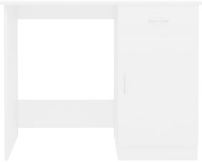 Secretária 100x50x76 cm derivados de madeira branco