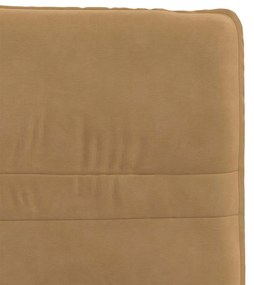 Cadeiras de jantar 2 pcs veludo castanho