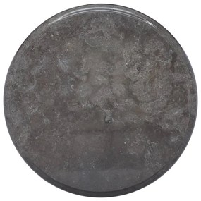 Tampo de mesa Ø40x2,5 cm mármore preto