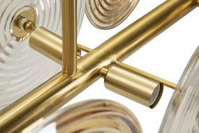 Candeeiro de Teto "Venice" Dourado – 116x27x79 cm