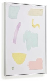 Kave Home - Quadro Maite multicolor 50 x 70 cm