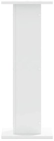 Suportes de colunas 2 pcs 30x30x80 cm derivados madeira branco