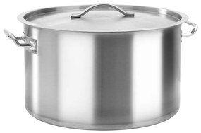 51141 vidaXL Panela 58 L 50x30 cm aço inoxidável