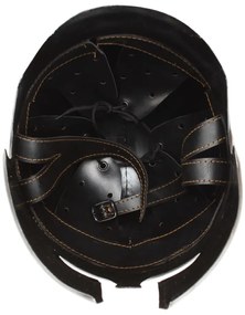 Capacete de soldado grego réplica LARP aço prateado