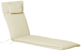 Almofada para Espreguiçadeira 198x53x5cm Almofada Suave para Espreguiç