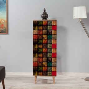 Sapateira "Filinta" - Multicor - 135x50x38 cm – Design Contemporâneo