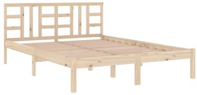 Estrutura de cama 160x200 cm madeira maciça