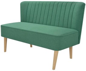 Sofá de tecido 117x55,5x77 cm verde