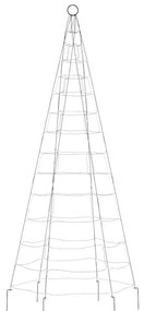 LED Árvore de Natal no mastro 200 LEDs Azul 180 cm