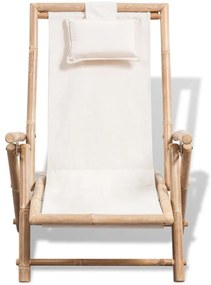 Espreguiçadeira de exterior bambu
