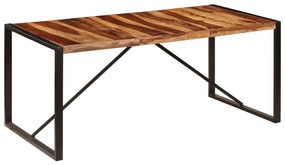 vidaXL Mesa de jantar 180x90x75 cm madeira de acácia maciça