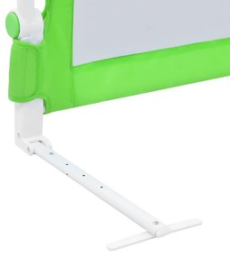 Barra de segurança p/ cama infantil 180x42cm poliéster verde