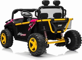 Carro elétrico para Crianças 24V Buggy UTV SPEED Rodas de espuma EVA Rosa