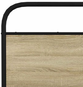 Estrutura cama s/ colchão derivados de madeira carvalho sonoma