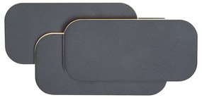 Candeeiro de Parede Moderno Preto Incl. LED Regulável em 3 Níveis - Dias Moderno