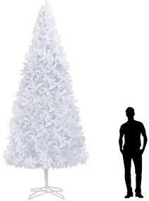 Árvore de natal artificial 400 cm branco