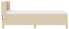 Cama Box com Colchão , Creme, 80 x 200 cm, Tecido
