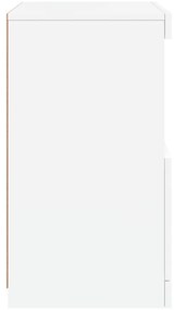 Aparador com luzes LED 41x37x67 cm branco