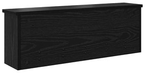 Cabideiro de Parede Carvalho preto 75 x 16 x 26 cm