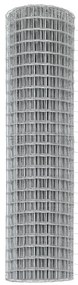 Cerca Euro da com 13 Postes Flangeados 0.8x25 m Aço Galvanizado