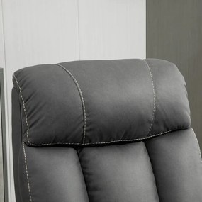 Poltrona Relax Evita com Reclinação Elétrica em Tecido Microfibra - De