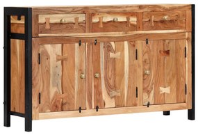 vidaXL Aparador 120x35x75 cm madeira de acácia maciça