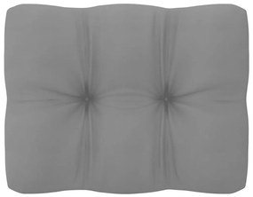 11 pcs conjunto lounge de jardim c/ almofadões pinho maciço