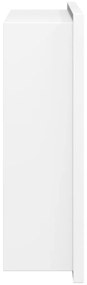 Nicho parede p/ duche 32x32x9 cm aço inoxidável branco mate