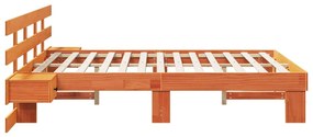 Estrutura da Cama com gaveta Castanho 140 x 200 cm