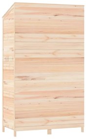 Abrigo de jardim 102x52x174,5 cm madeira de abeto maciça
