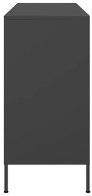 Aparador 100,5x39x79 cm aço preto