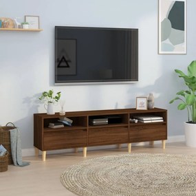 Móvel de TV 150x30x44,5 cm derivados de madeira carvalho castanho