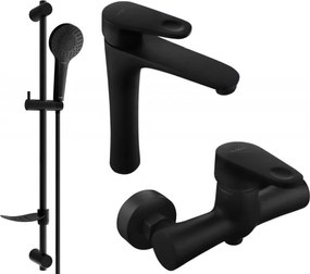Mexen Kama DF05 conjunto de chuveiro, preto - 72514DF05-70
