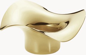 Castiçais em aço inoxidável com forma orgânica Cobra, conjunto de 2