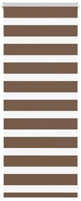 vidaXL Cortina de zebra 60x100 cm largura do tecido 55,9 cm poliéster