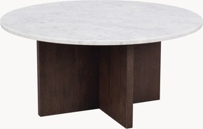 Mesa de centro redonda com tampo em mármore Brooksville