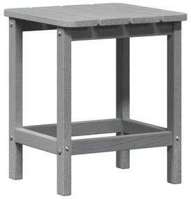 Conjunto de 3 Peças de Lounges de Jardim vidaXL Cinza Claro HDPE