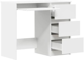 Secretária 90x45x76 cm derivados de madeira branco