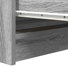 Aparador 80x35x99 cm derivados de madeira cinzento sonoma