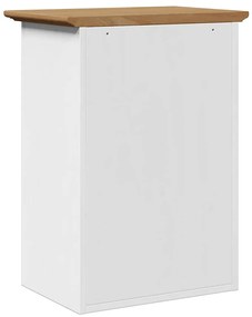 Armário parede para casa banho BODO 44x30x60cm branco castanho