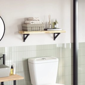 vidaXL Tampo de mesa retangular 80x20x4 cm madeira de acácia maciça