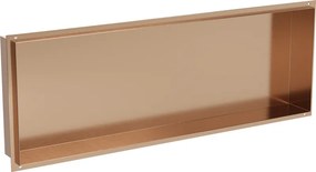 Mexen X-Wall-NR prateleira embutida sem flange 90 x 30 cm, cobre escovado - 19C1903010