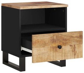 Mesa de cabeceira madeira de mangueira maciça/derivados madeira
