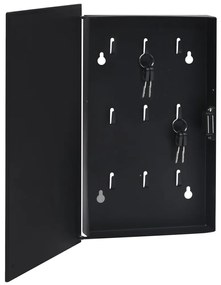 Chaveiro com quadro magnético 30x20x4 cm preto