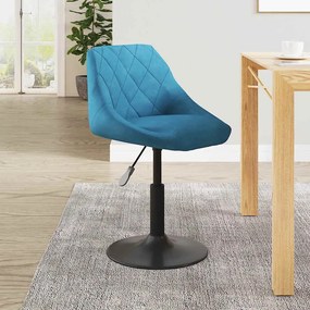 vidaXL Cadeira de jantar veludo azul