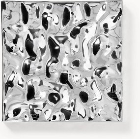 Objetos de parede com superfície martelada Splash, conjunto de 2