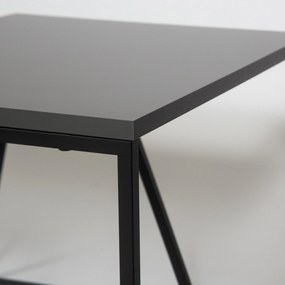 Estante Orkide – Nogueira e Amarelo – 108,4 x 140 x 21,8 cm